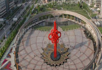 大型中國結(jié)雕塑