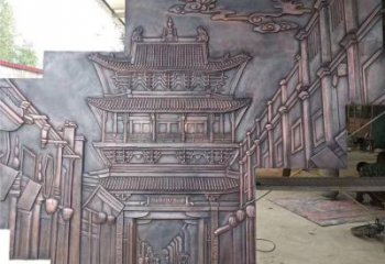 標志浮雕預定，小區擺件，城堡浮雕主題精品