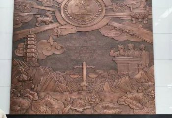 大門口校徽雕塑