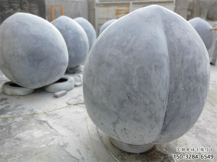 標示果籃雕塑制造商，動態雕塑，桃子果籃雕塑訂做