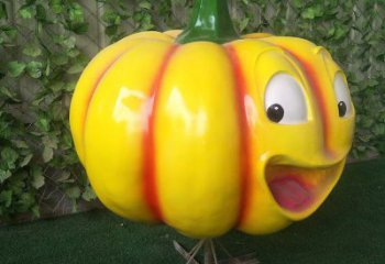 果籃雕塑服務(wù)商，美陳雕塑，南瓜果籃雕塑精選