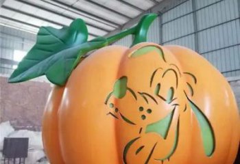 果籃雕塑精選，街頭藝術(shù)，公園南瓜果籃雕塑承接