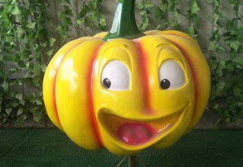 室外果籃雕塑展品，公園小品，南瓜果籃雕塑供需