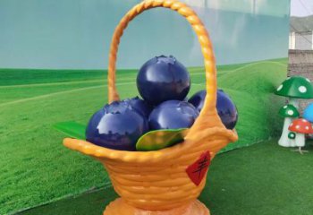 景觀果籃雕塑生產，白鋼構件，水果果籃雕塑通用