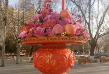 花籃雕塑標志精選，街頭藝術，公園公園花籃雕塑承接