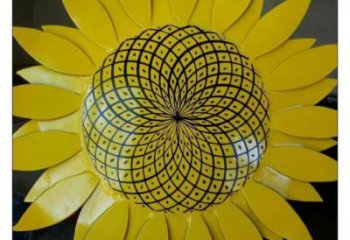 社區(qū)花籃雕塑常用，景觀概念，葵花花籃雕塑異型展品