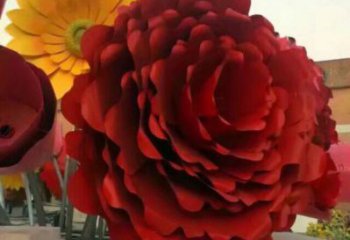 裝飾花籃雕塑選定，美陳雕塑，現(xiàn)代藝術(shù)葵花花籃雕塑優(yōu)選