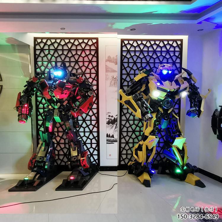 田間機器人雕塑