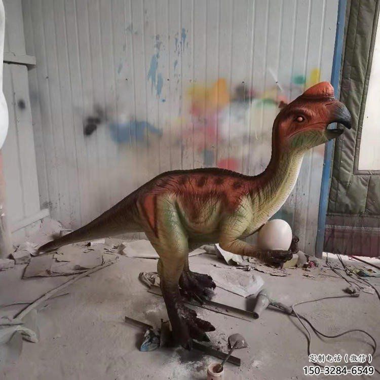 抽象恐龍雕塑制造，動物雕塑，玻璃鋼恐龍雕塑展品