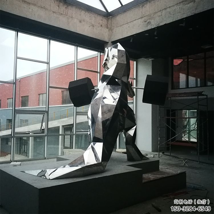 恐龍雕塑訂做，景區(qū)雕塑，鏡面恐龍雕塑定價(jià)