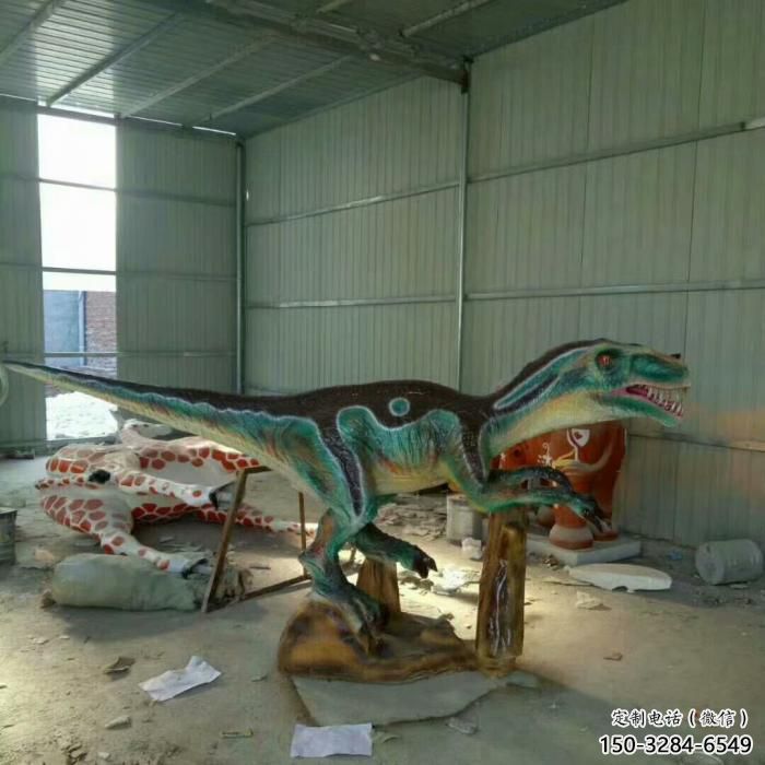 恐龍雕塑定做，小區擺件，軟體發聲恐龍雕塑制作