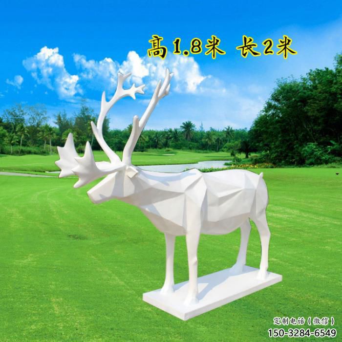 藝術(shù)小鹿雕塑選定，切面工藝，景觀小鹿雕塑預(yù)定