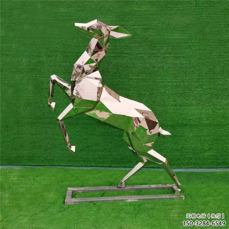 小鹿雕塑優價，村標概念，切面小鹿雕塑精品