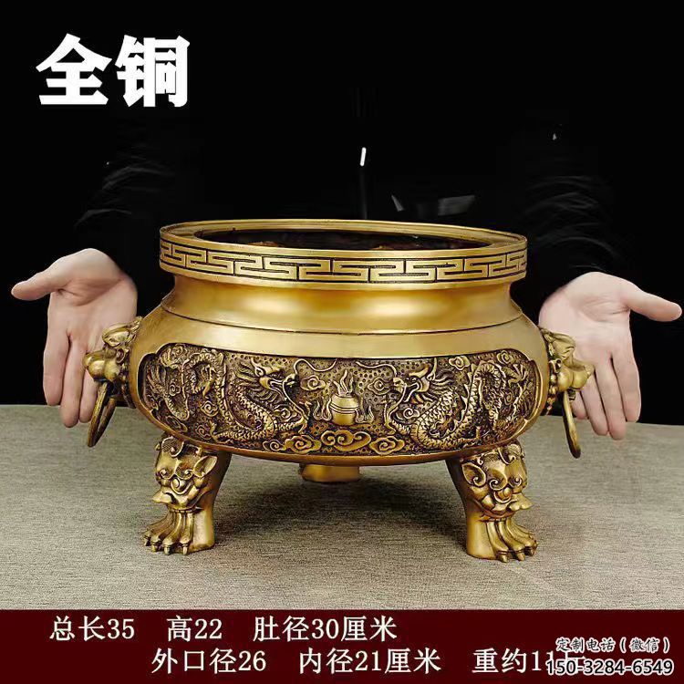 全銅雕龍鎏金龍雕塑