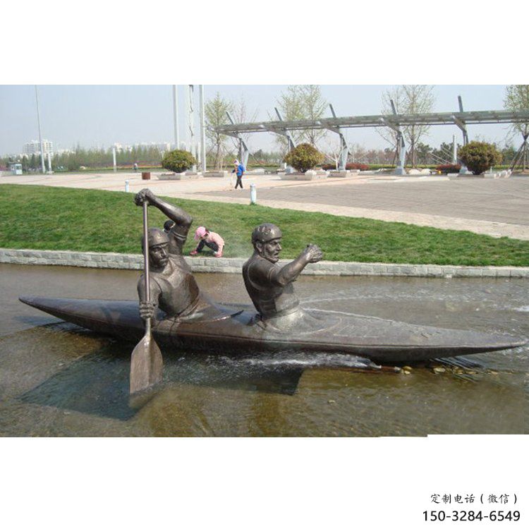龍舟雕塑定做，村標概念，廣場不銹鋼龍舟雕塑廠