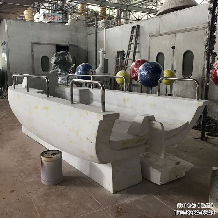 輪船雕塑擺件通用，水景雕塑，不銹鋼輪船雕塑廠