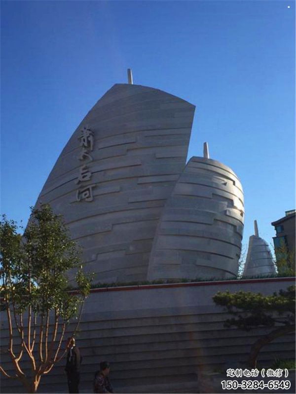 揚帆遠航雕塑制造商，戶外擺放，不銹鋼揚帆遠航雕塑廠家