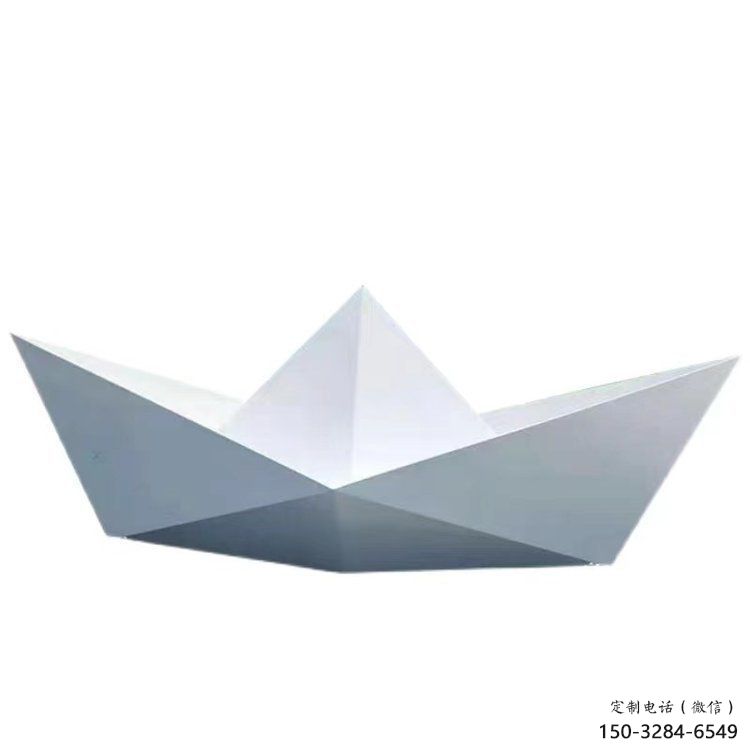 紙船雕塑優選，街頭藝術，公園景觀折紙船雕塑精選