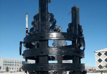 三足鼎地標景觀雕塑，城市藝術美陳雕塑