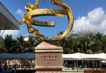 宣傳主題雕塑加工廠家，藝術(shù)形象標(biāo)識(shí)，地標(biāo)美陳雕塑