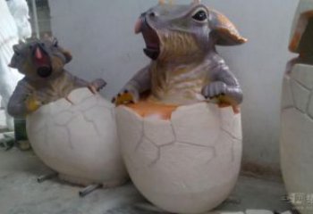 商業(yè)街恐龍蛋雕塑