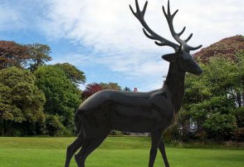 小鹿雕塑精品，景觀概念，仿銅小鹿雕塑通用