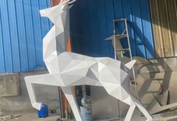 商業(yè)小鹿雕塑標準，廣場雕塑，烤漆小鹿雕塑供給