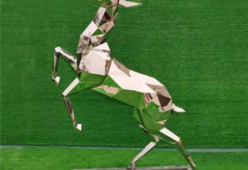 小鹿雕塑優(yōu)價，村標概念，切面小鹿雕塑精品