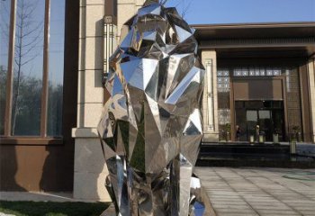 現代獅子雕塑承接，歐式風格，廣場不銹鋼獅子雕塑精選