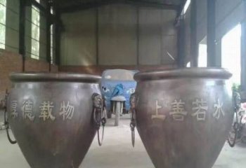 大型鐵缸雕塑