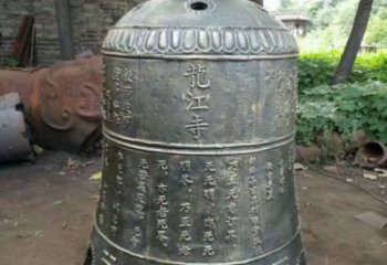 龍江寺八卦紋銅鐘雕塑