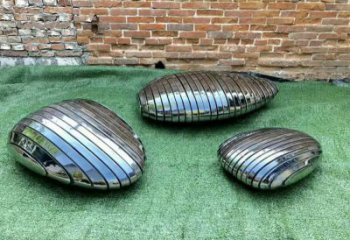 庭院坐凳雕塑，公園景觀雕塑，鵝卵石坐凳雕塑廠家