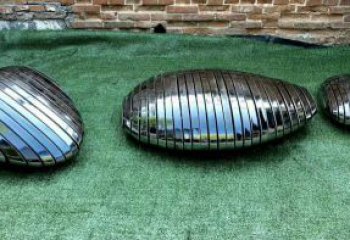 坐凳雕塑，鵝卵石坐凳雕塑，抽象效果