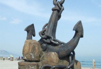 景觀船錨雕塑