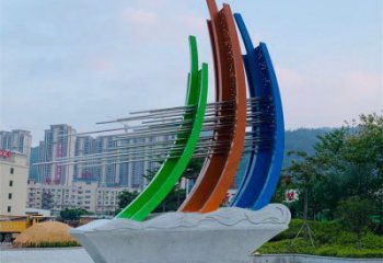 大型船艇雕塑