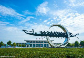 龍舟雕塑專供，鋼管組合，不銹鋼龍舟雕塑定做廠家