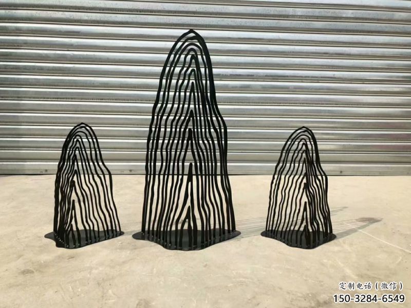 操場假山雕塑，鏤空景觀雕塑，噴砂制造