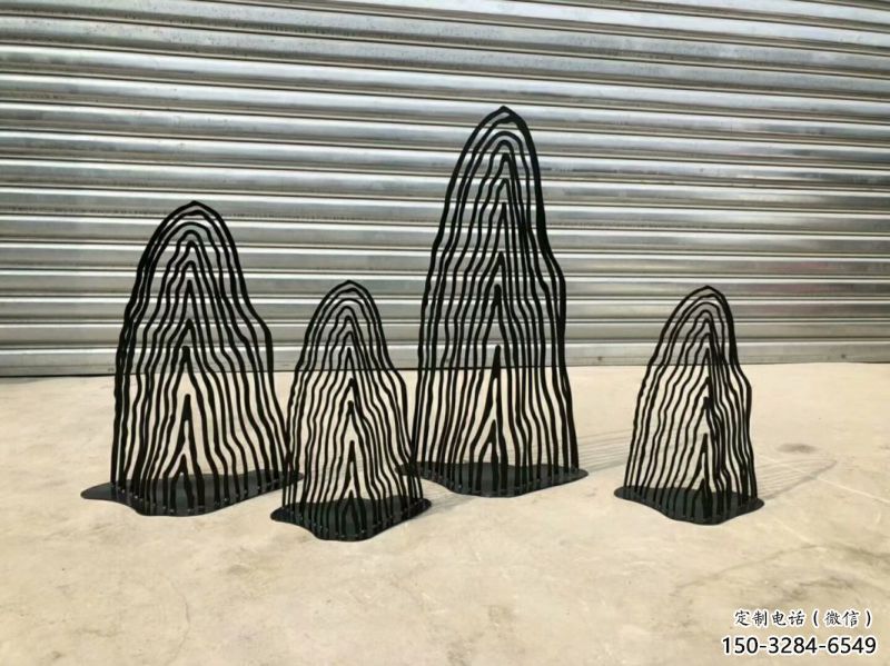 鏤空假山雕塑，仿古景觀雕塑，仿古擺件