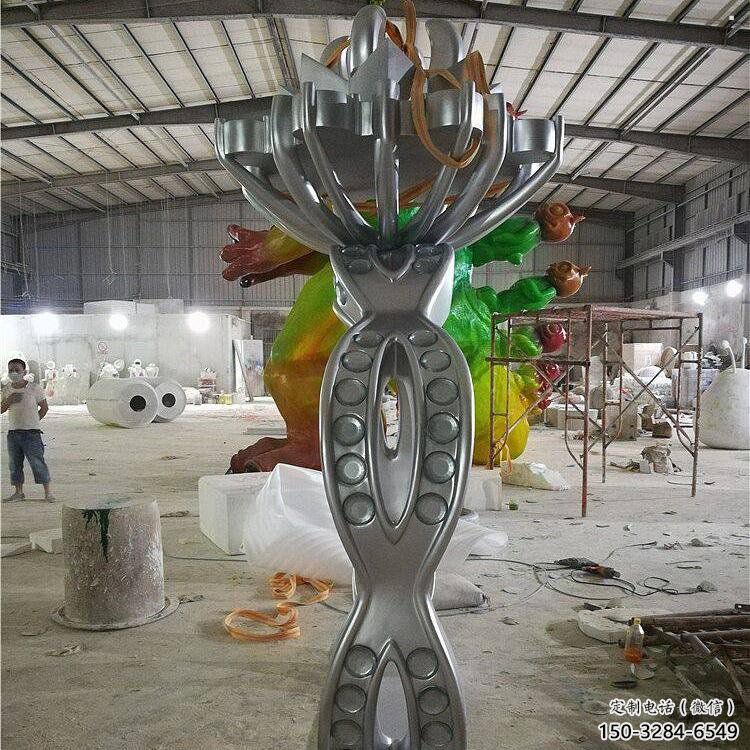 雕塑鉆戒制造，街景小品，景觀不銹鋼鉆戒雕塑優(yōu)價