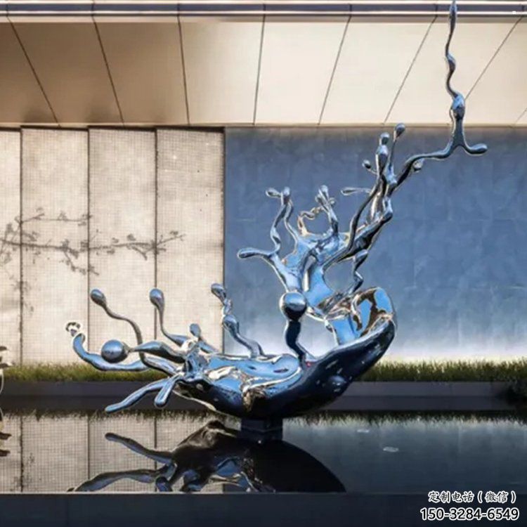 海浪雕塑底座優(yōu)選，室外雕塑，不銹鋼海浪紋雕塑優(yōu)選