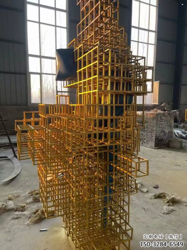 別墅區積木雕塑