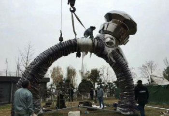 現(xiàn)代指環(huán)雕塑