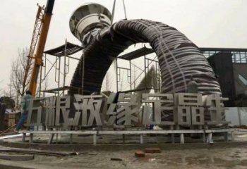 中式指環(huán)雕塑