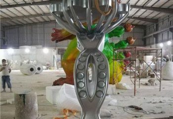 雕塑鉆戒制造，街景小品，景觀不銹鋼鉆戒雕塑優(yōu)價(jià)
