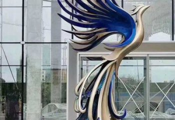 金屬孔雀雕塑批發，街頭藝術，公園不銹鋼孔雀雕塑展品