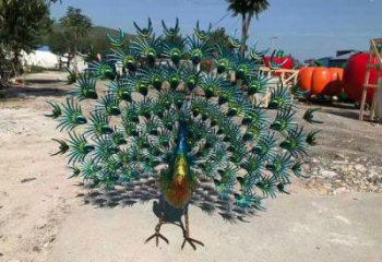 商業(yè)街孔雀雕塑