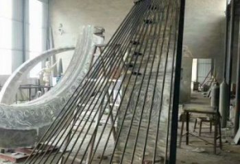 馬頭琴雕塑制造商，景觀雕塑，不銹鋼馬頭琴雕塑訂做