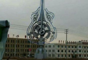 小提琴雕塑定價，街景小品，不銹鋼小提琴雕塑批發