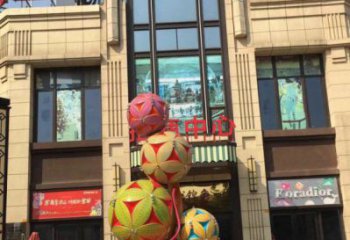 繡球雕塑定價(jià)，中式工藝，不銹鋼繡球雕塑定價(jià)