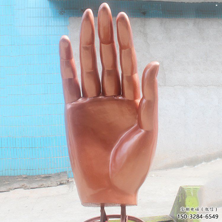 佛手雕塑供應，地標擺件，不銹鋼佛手雕塑制造廠家